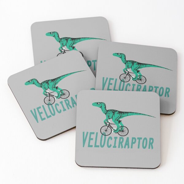 Item preview, Velociraptor - The Cycling Dinosaur. designed and sold by anothercyclist.