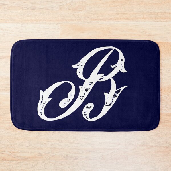 Item preview, Vintage Stylish White Navy Blue Monogram Letter B designed and sold by Vintage-TM.