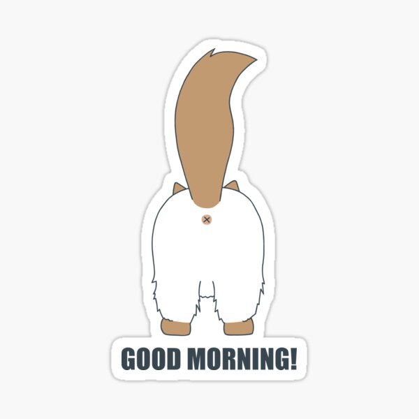 Good Morning Moo! Sticker