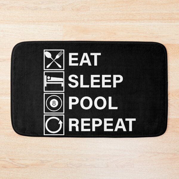 Item preview, Eat Sleep Pool Repeat designed and sold by Adel Qasem.