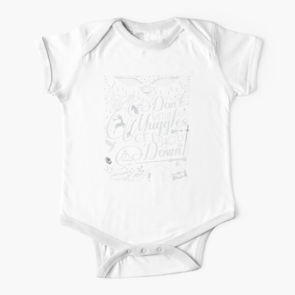Don't let the Muggles get you down Short Sleeve Baby One-Piece