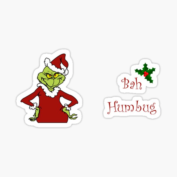 bah humbug! Sticker