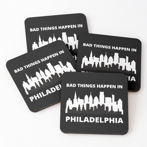 Artikelvorschau, In Philadelphia passieren schlimme Dinge entworfen und verkauft von Teeinno.