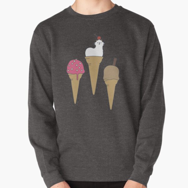 Icecream Moo Pullover Sweatshirt