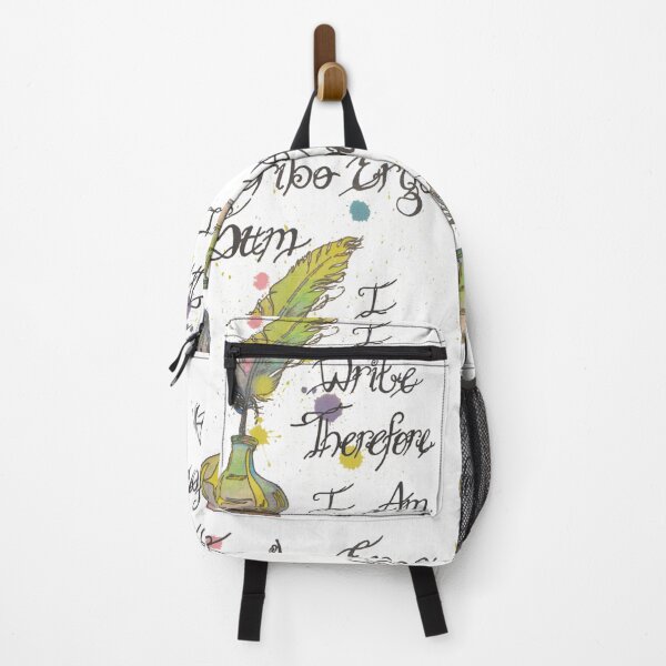 Item preview, Writing for Writers - Watercoloured Quill - Latin Quote  designed and sold by ESIKCreates.