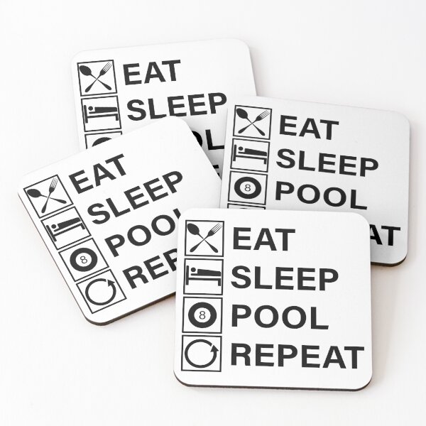 Item preview, Eat Sleep Pool Repeat designed and sold by Adel Qasem.