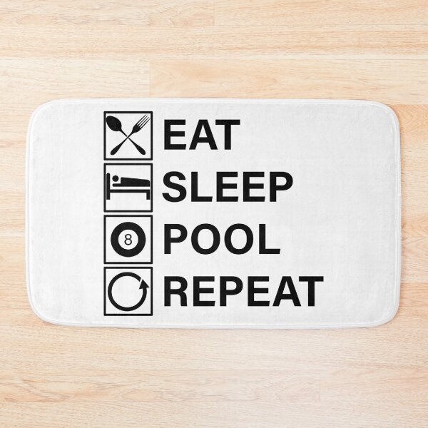 Item preview, Eat Sleep Pool Repeat designed and sold by Adel Qasem.