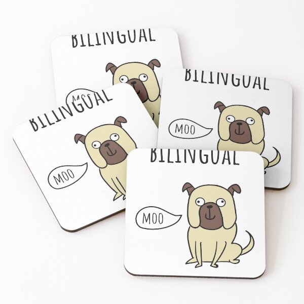 Item preview, Bilingual Dog Funny Quote Polyglot Linguist designed and sold by bestshirtcom.