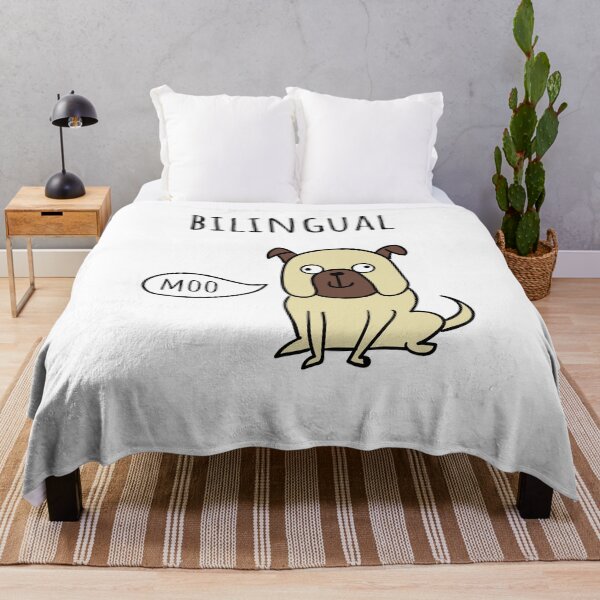 Item preview, Bilingual Dog Funny Quote Polyglot Linguist designed and sold by bestshirtcom.