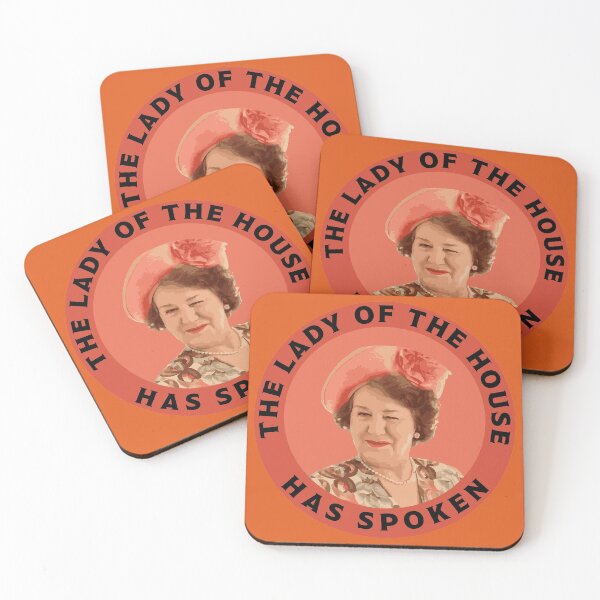 Keeping Up Appearances - Hyacinth Bucket - Hyacinth Bouquet - Snob Gifts - Funny British Snob Coasters (Set of 4)
