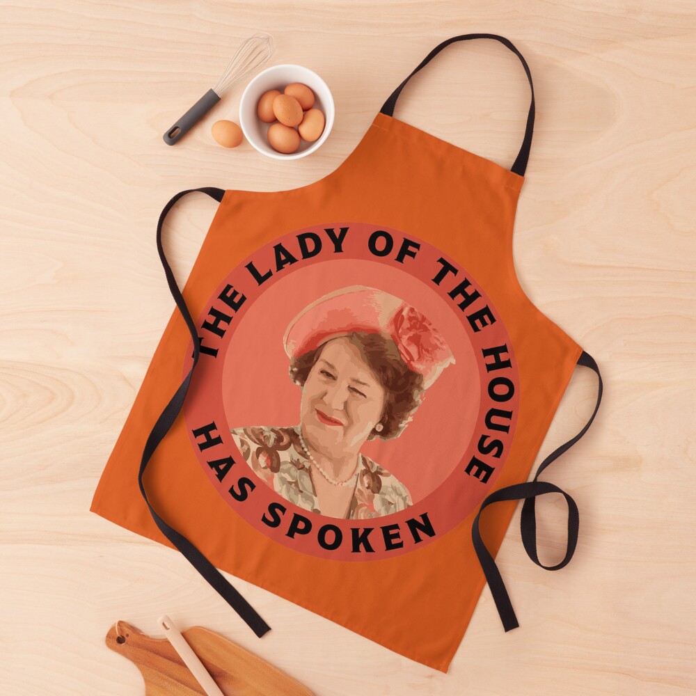 Keeping Up Appearances - Hyacinth Bucket - Hyacinth Bouquet - Snob Gifts - Funny British Snob Apron