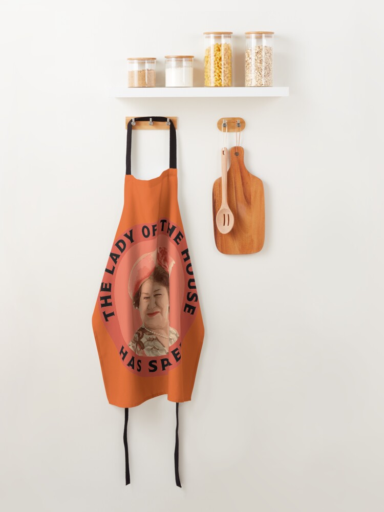 Alternate view of Keeping Up Appearances - Hyacinth Bucket - Hyacinth Bouquet - Snob Gifts - Funny British Snob Apron