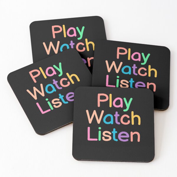 Item preview, Play Watch Listen designed and sold by Albatrozz.