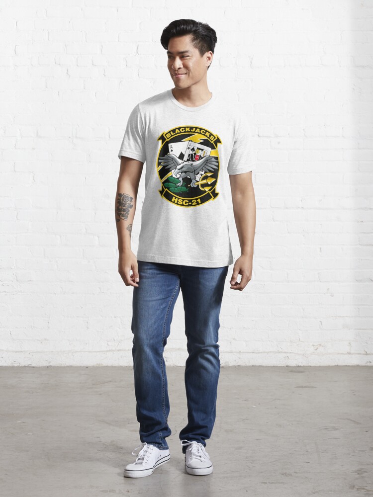 Alternate view of Model 43 - Black Jacks - HSC-21 Essential T-Shirt