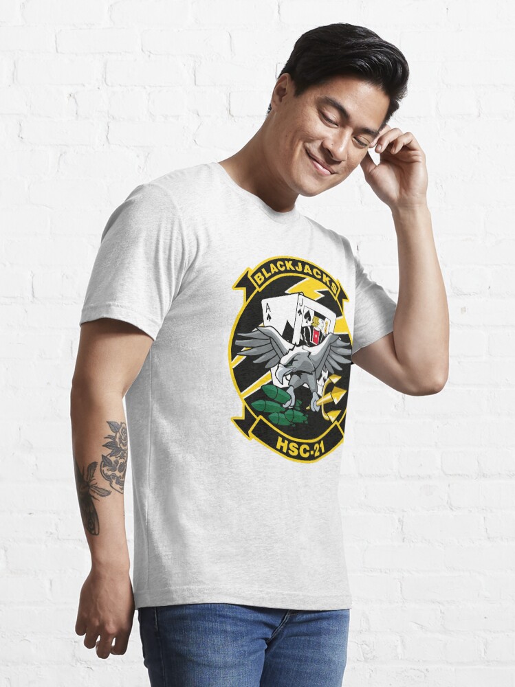 Alternate view of Model 43 - Black Jacks - HSC-21 Essential T-Shirt