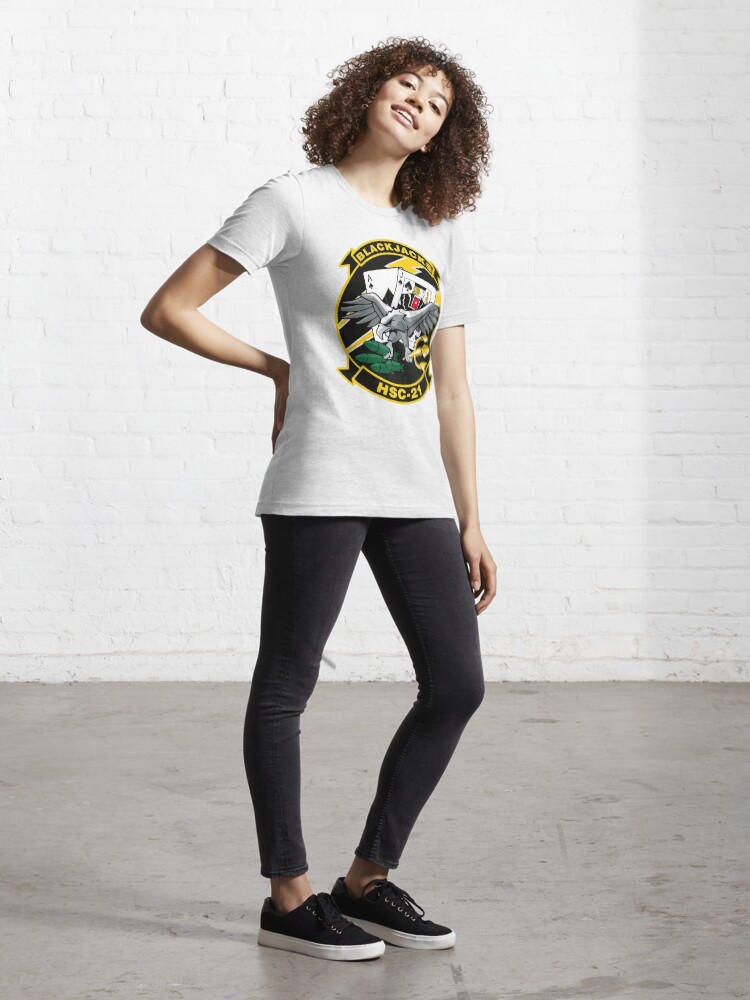 Alternate view of Model 43 - Black Jacks - HSC-21 Essential T-Shirt
