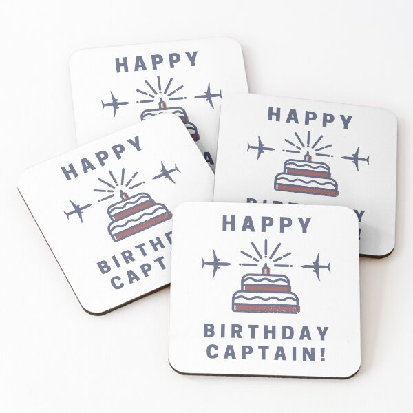 Item preview, Happy Birthday Captain designed and sold by jetmike.
