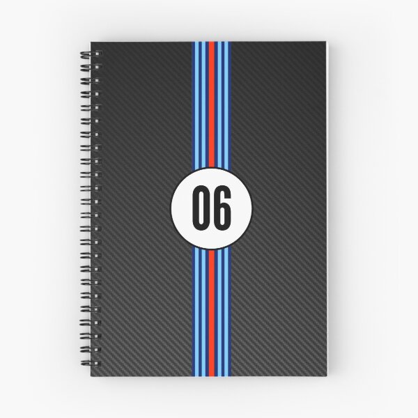 Item preview, Martini Racing Number 06 Carbon Poster – Retro Racing Livery Art designed and sold by Road To Track.