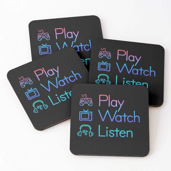 Item preview, Play Watch Listen designed and sold by Albatrozz.