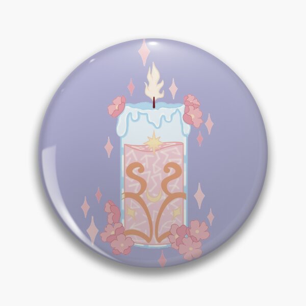 Item preview, Candle with stars and flowers designed and sold by TaiyouNana.