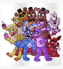 FNAF Party Poster