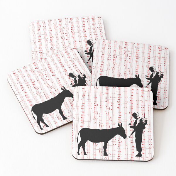 Item preview, A Soldier Checking a Donkey's ID designed and sold by IvonDesign.