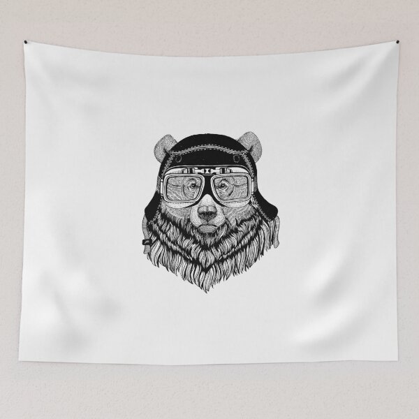 Item preview, Grizzly Bear Pilot designed and sold by MisterGooseShop.
