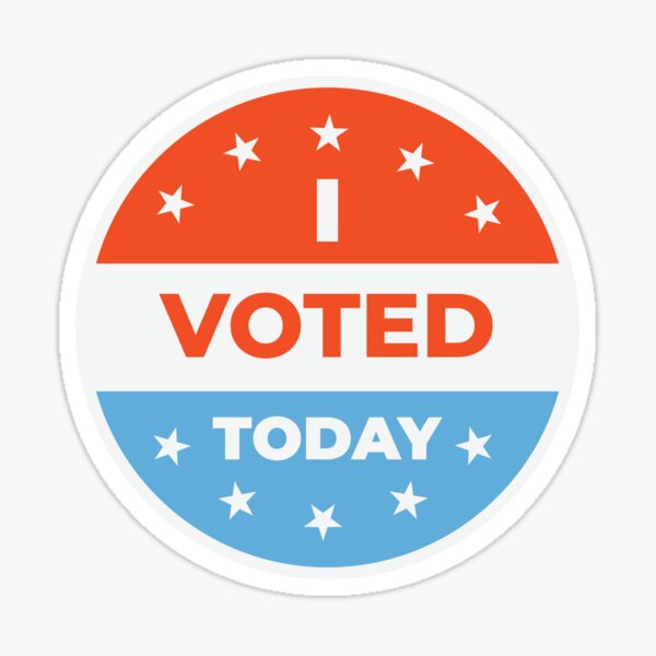 “i voted today sticker” Sticker by Zagaouch | Redbubble