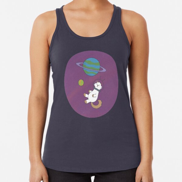 Moo in Space Racerback Tank Top