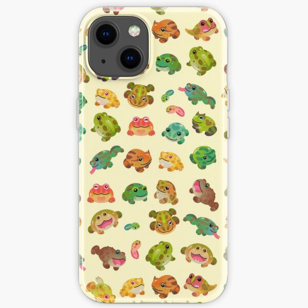 Horned frog - bright iPhone Soft Case