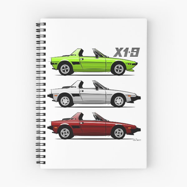 Item preview, Fiat X1/9 with open roof designed and sold by car2oonz.