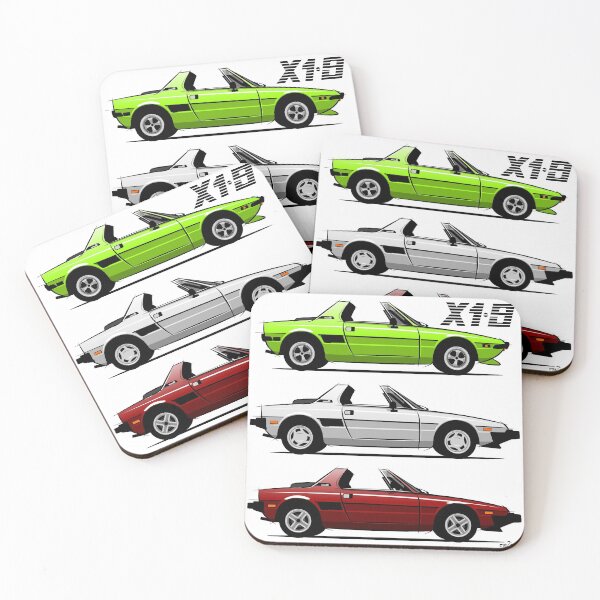 Item preview, Fiat X1/9 with open roof designed and sold by car2oonz.