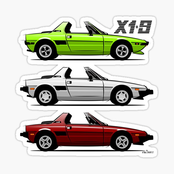 Fiat X1 9 Stickers for Sale | Redbubble