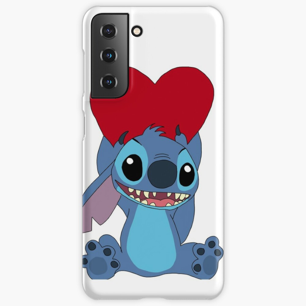 Funda Oficial Lilo y Stitch Azul para Huawei P Smart 2019