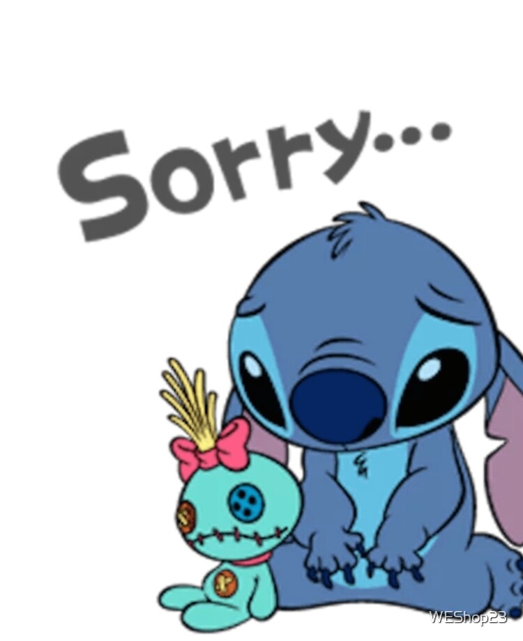 really cute of lilo and stitch HELLO Sticker for Sale by WEShop23