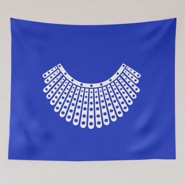Item preview, Collar White Blue designed and sold by REApparelCo.