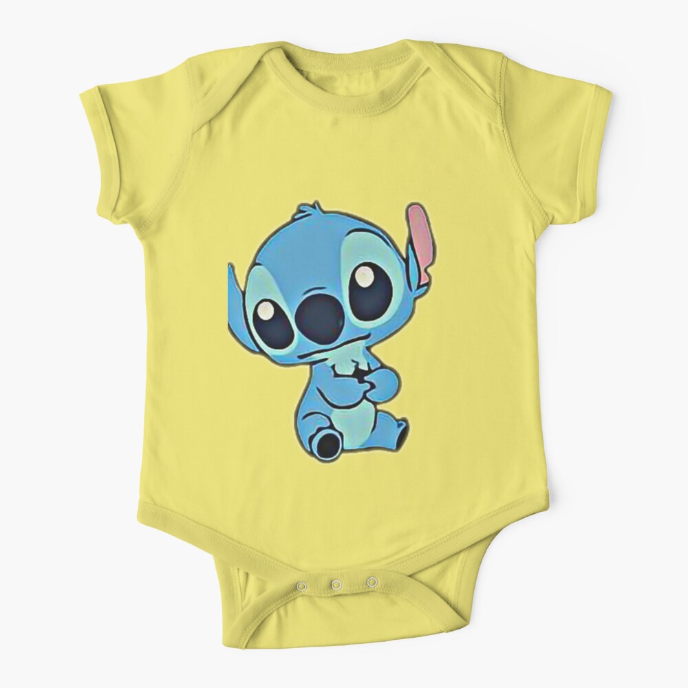 BABY lilo and stitch CUTE FACE STAR Kids T-Shirt for Sale by