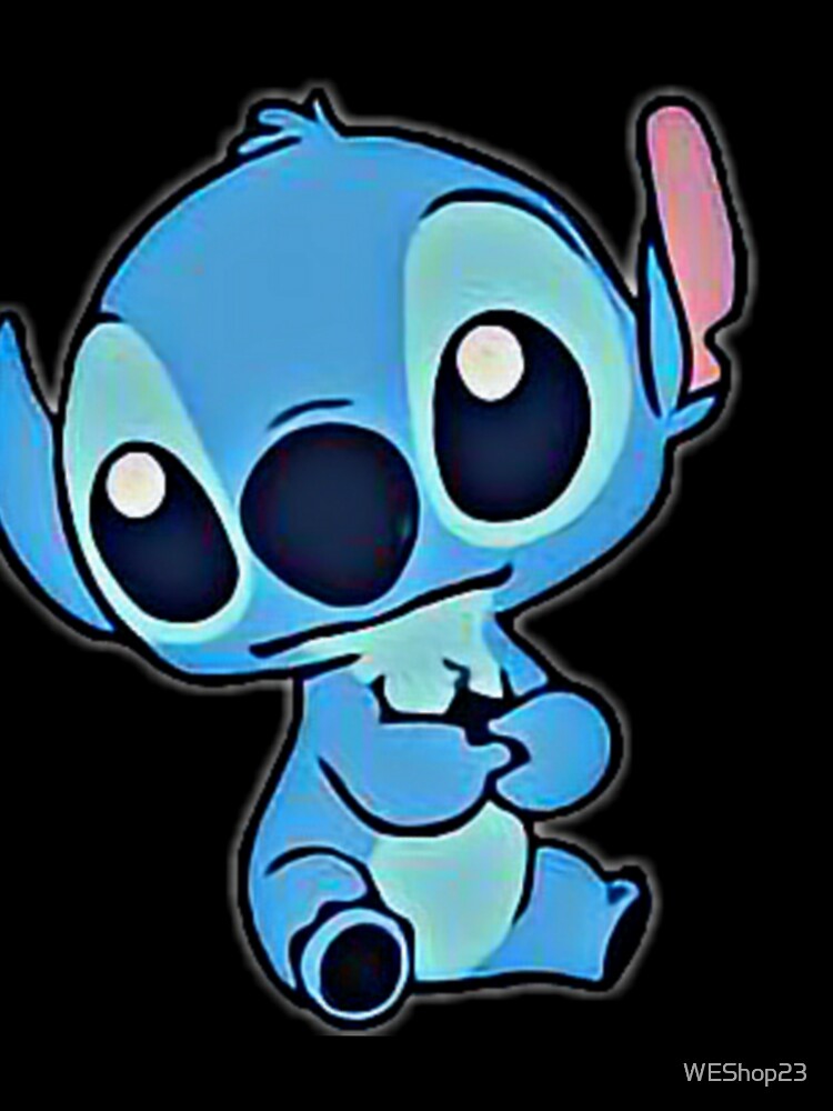 BABY lilo and stitch CUTE FACE STAR | Baby One-Piece