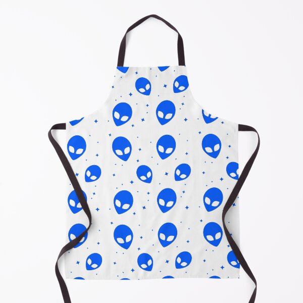 Item preview, Blue and white alien pattern designed and sold by lipemo.