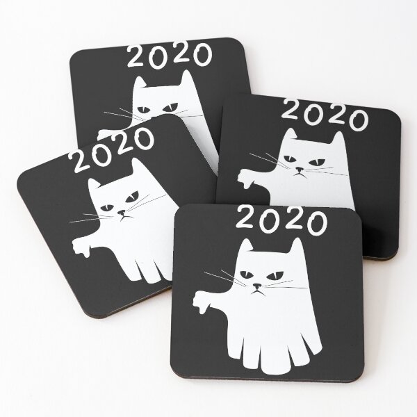 Item preview, Ghost Cat 2020 Thumbs Down designed and sold by HeatherPore.