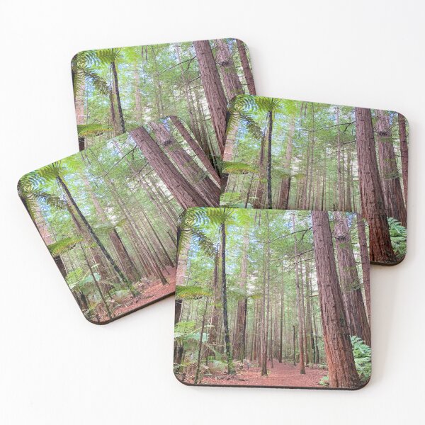 Item preview, Redwood Trees Forest New Zealand designed and sold by ChloeDickenson.