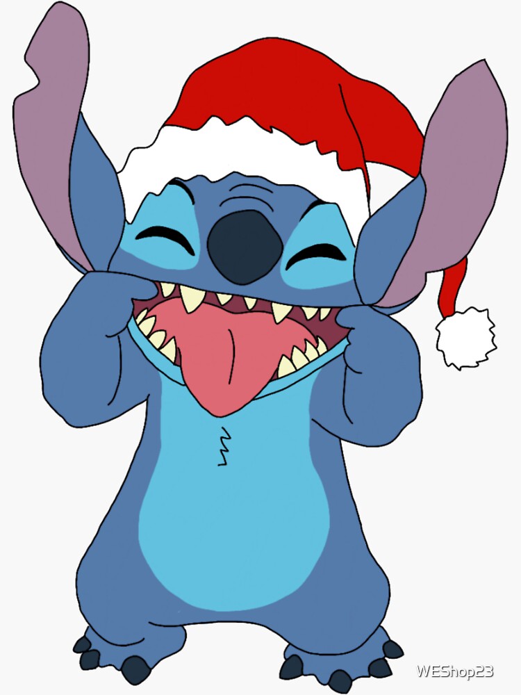 really cute of lilo and stitch HELLO Sticker for Sale by WEShop23