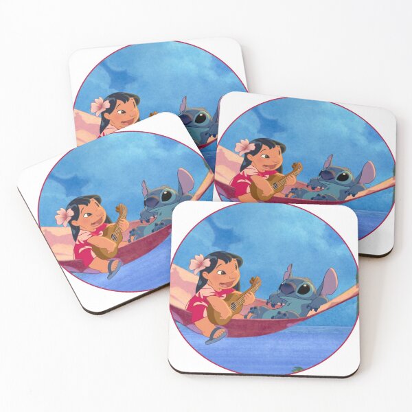 Aperçu de l'œuvre Lilo et Stitch rond MIGNON VISAGE ÉTOILE créée et vendue par WEShop23.