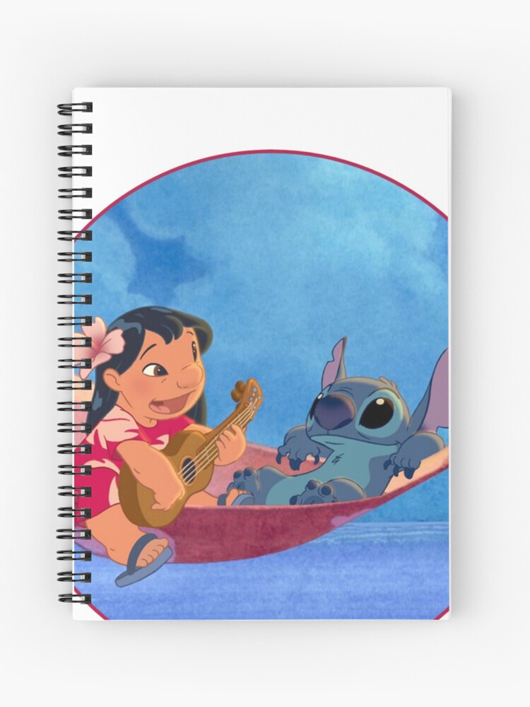 Cahier à spirale for Sale avec l'œuvre « Stitch et Lilo Stitch