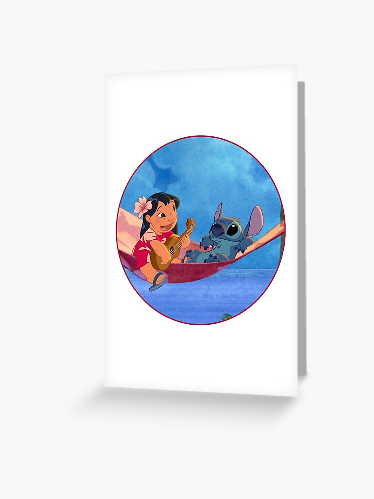 Star Stitch With Gun | Greeting Card