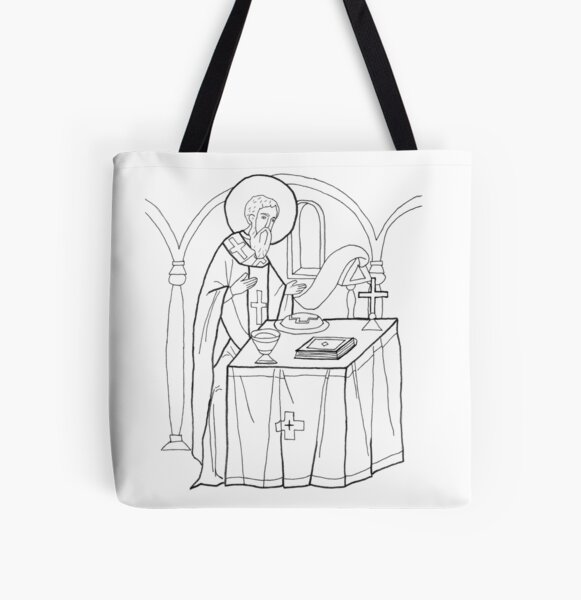 St James at All Over Print Tote Bag