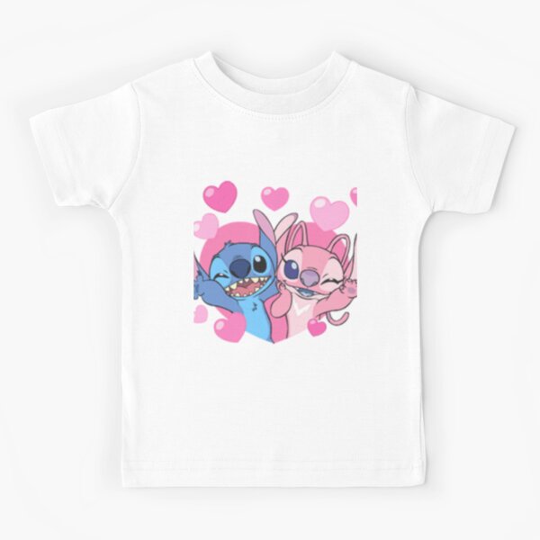 Cute Stitch & Angel Kids T-Shirt