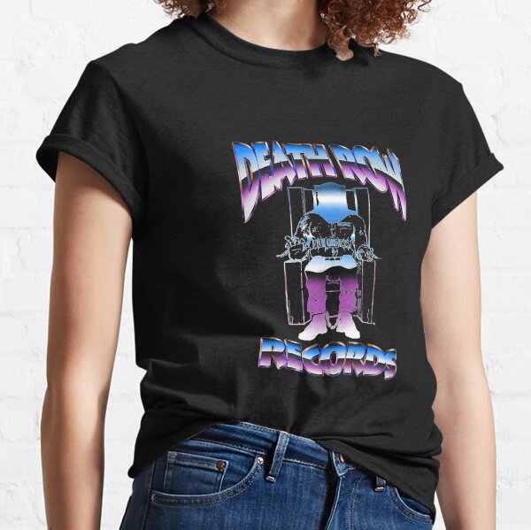 Cadeau d'amant Death Row Records Logo Chrome T-shirt classique