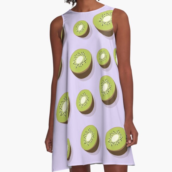 Kiwi fruit series A-Line Dress