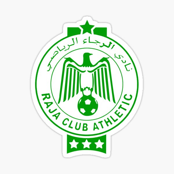 Raja Club Athletic Casablanca Morocco Sticker By Momopik Redbubble